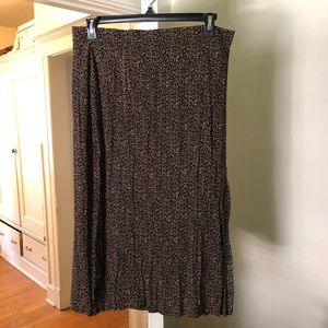 American Eagle Floral Midi Skirt